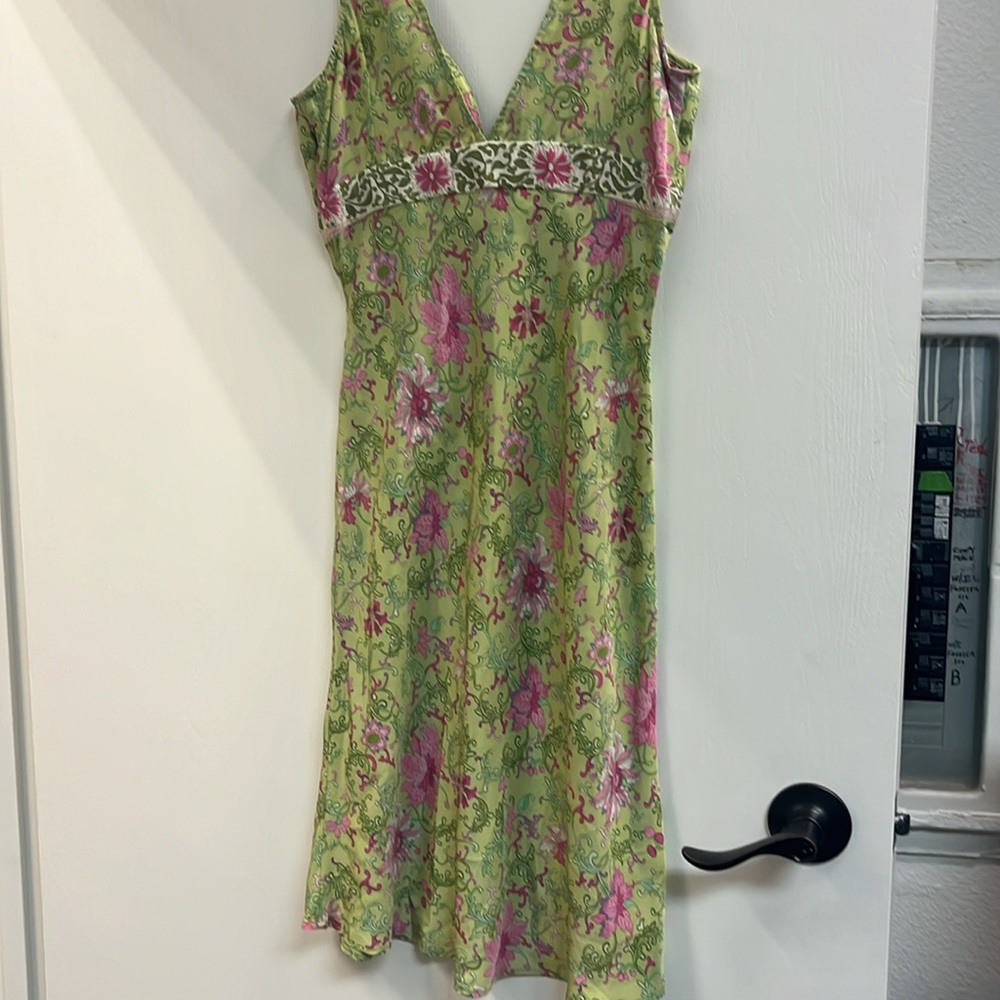 SILK DRESS - Picture 4 of 5